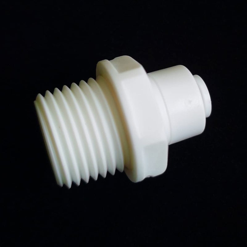 YZMSZ YZM 1/2" Male Thread x 1/4" OD tube Quick Connector fittings Water Purifiers Filters Reverse Osmosis Systems accessories set of 5. - Image 3